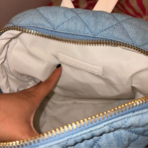 Stoney Clover Lane Denim Disney Mickey Mouse Patch Backpack - Picture 7 of 8